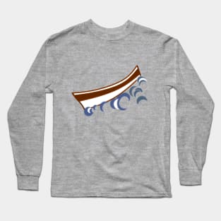 Boat on The Waves Long Sleeve T-Shirt